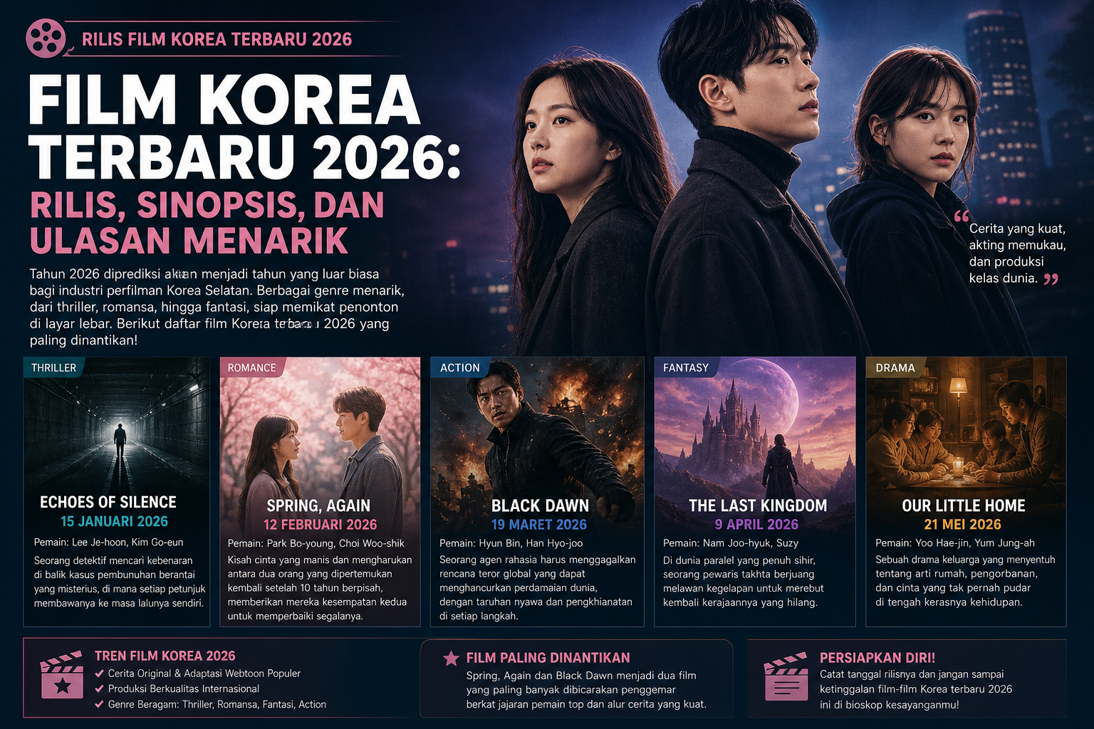 Rilis Film Korea Terbaru 2026 - korea