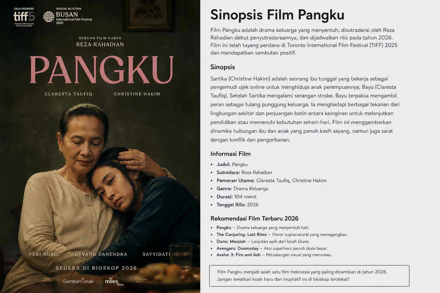 Sinopsis Film Pangku - pangku