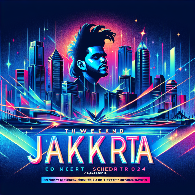 the - The Weeknd Jakarta: Jadwal Konser dan Info Tiket 2024