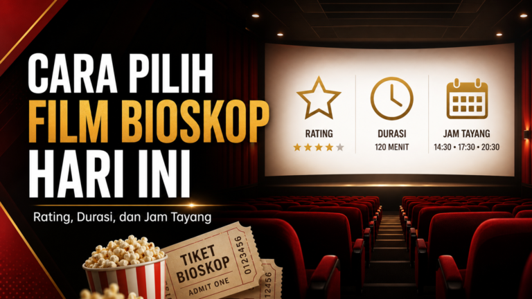 bioskop - Cara Pilih Film Bioskop Hari Ini: Rating, Durasi, dan Jam Tayang