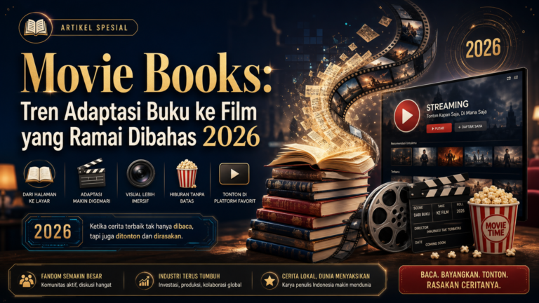 books - Movie Books: Tren Adaptasi Buku ke Film yang Ramai Dibahas 2026