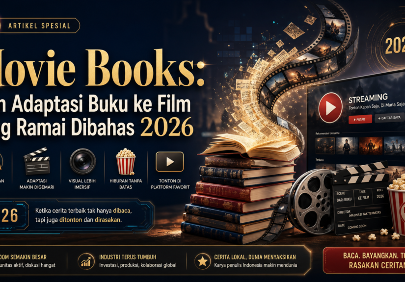 books - Movie Books: Tren Adaptasi Buku ke Film yang Ramai Dibahas 2026
