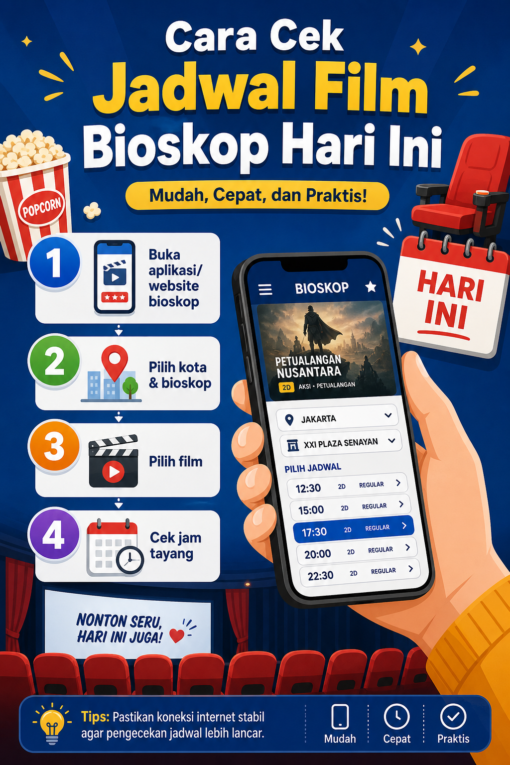 Cara Cek Jadwal Film Bioskop Hari Ini - film