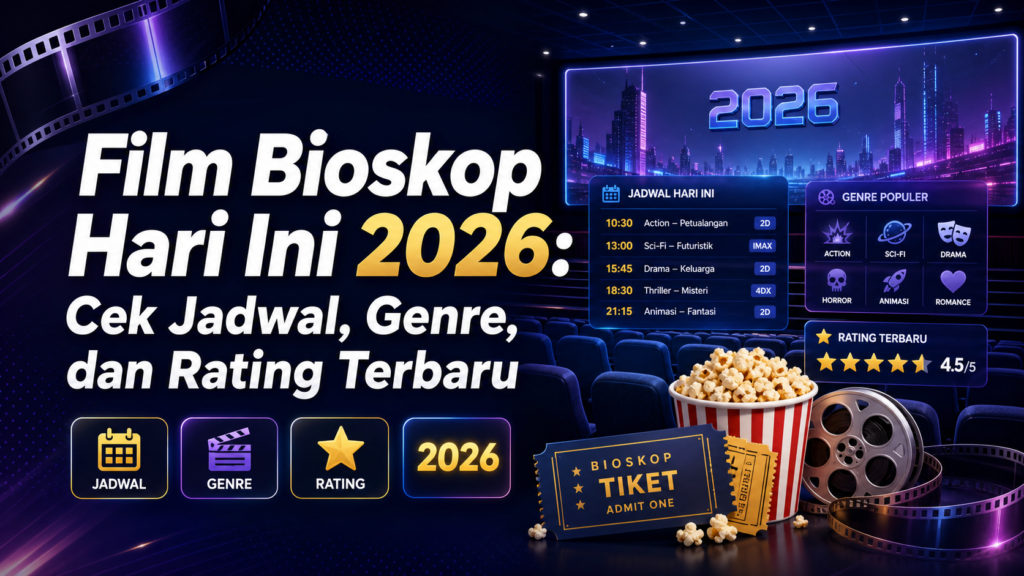 film - Film Bioskop Hari Ini 2026: Cek Jadwal, Genre, dan Rating Terbaru