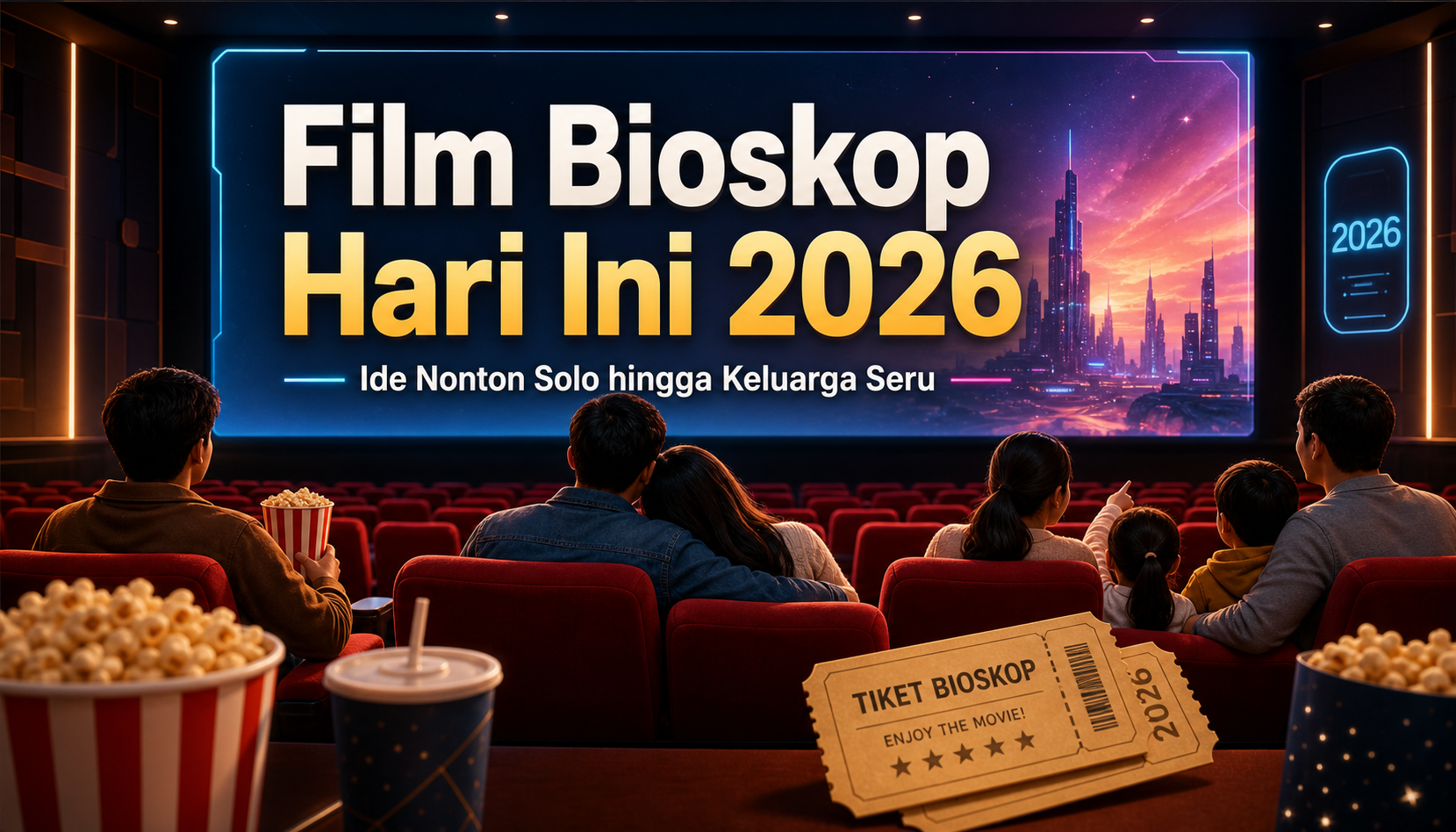 film - Film Bioskop Hari Ini 2026: Ide Nonton Solo hingga Keluarga Seru