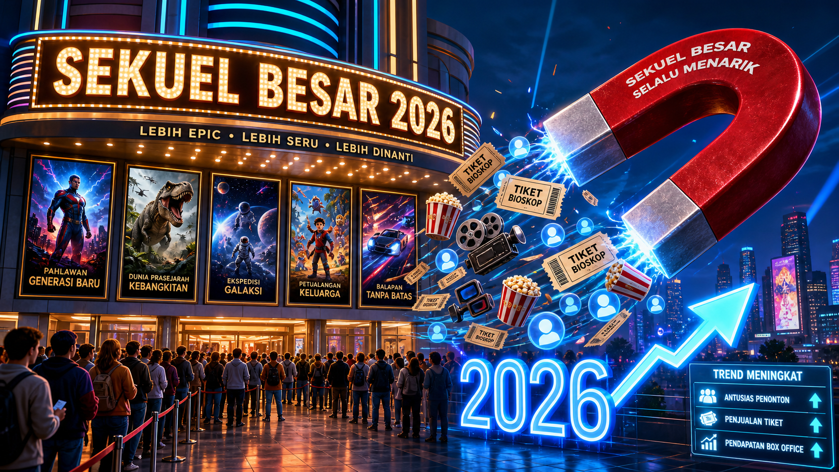 Kenapa Sekuel Besar Jadi Magnet Bioskop 2026? - film