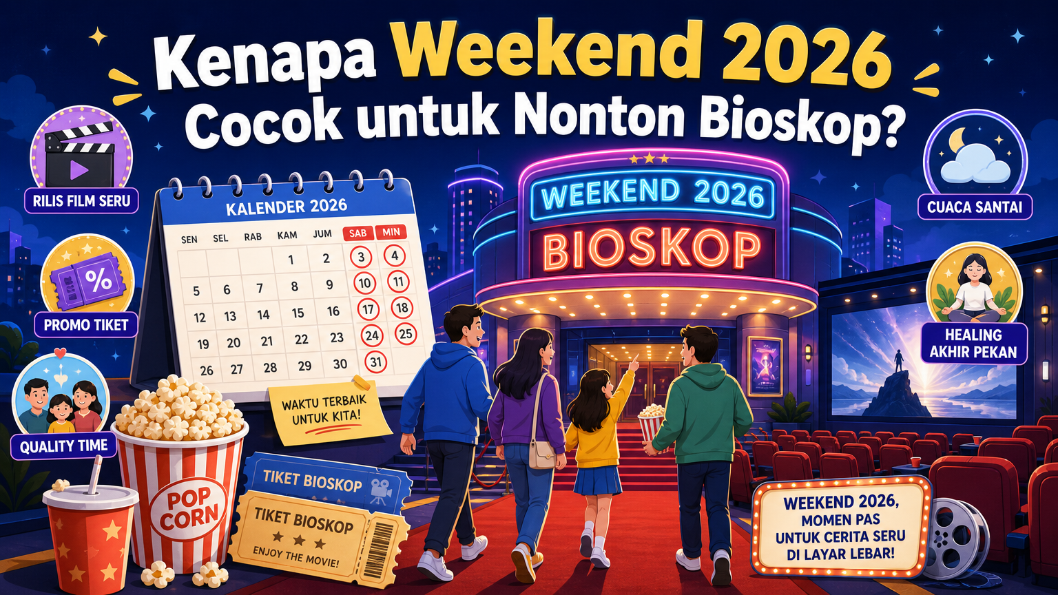 Kenapa Weekend 2026 Cocok untuk Nonton Bioskop? - film