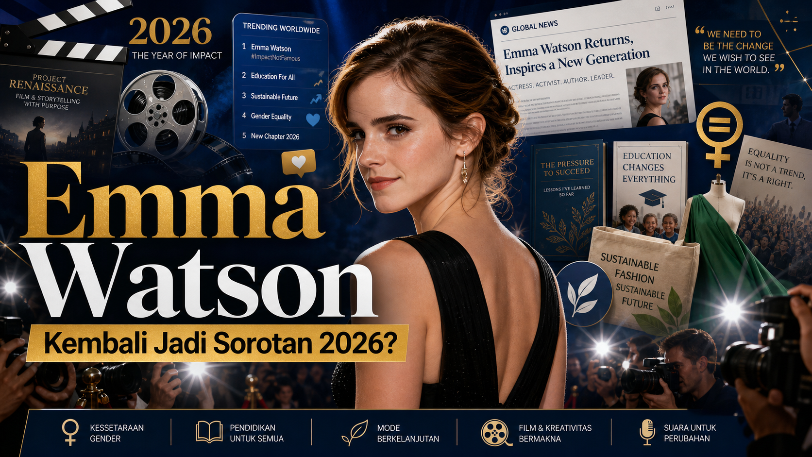 Mengapa Emma Watson Kembali Jadi Sorotan pada 2026? - emma