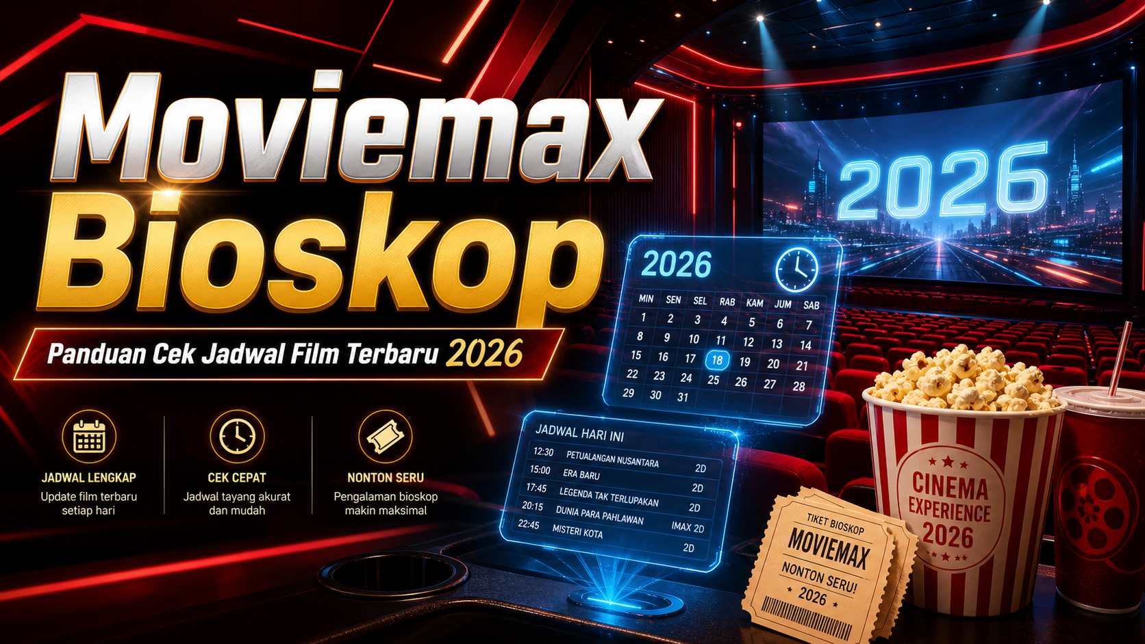 moviemax - Moviemax Bioskop: Panduan Cek Jadwal Film Terbaru 2026