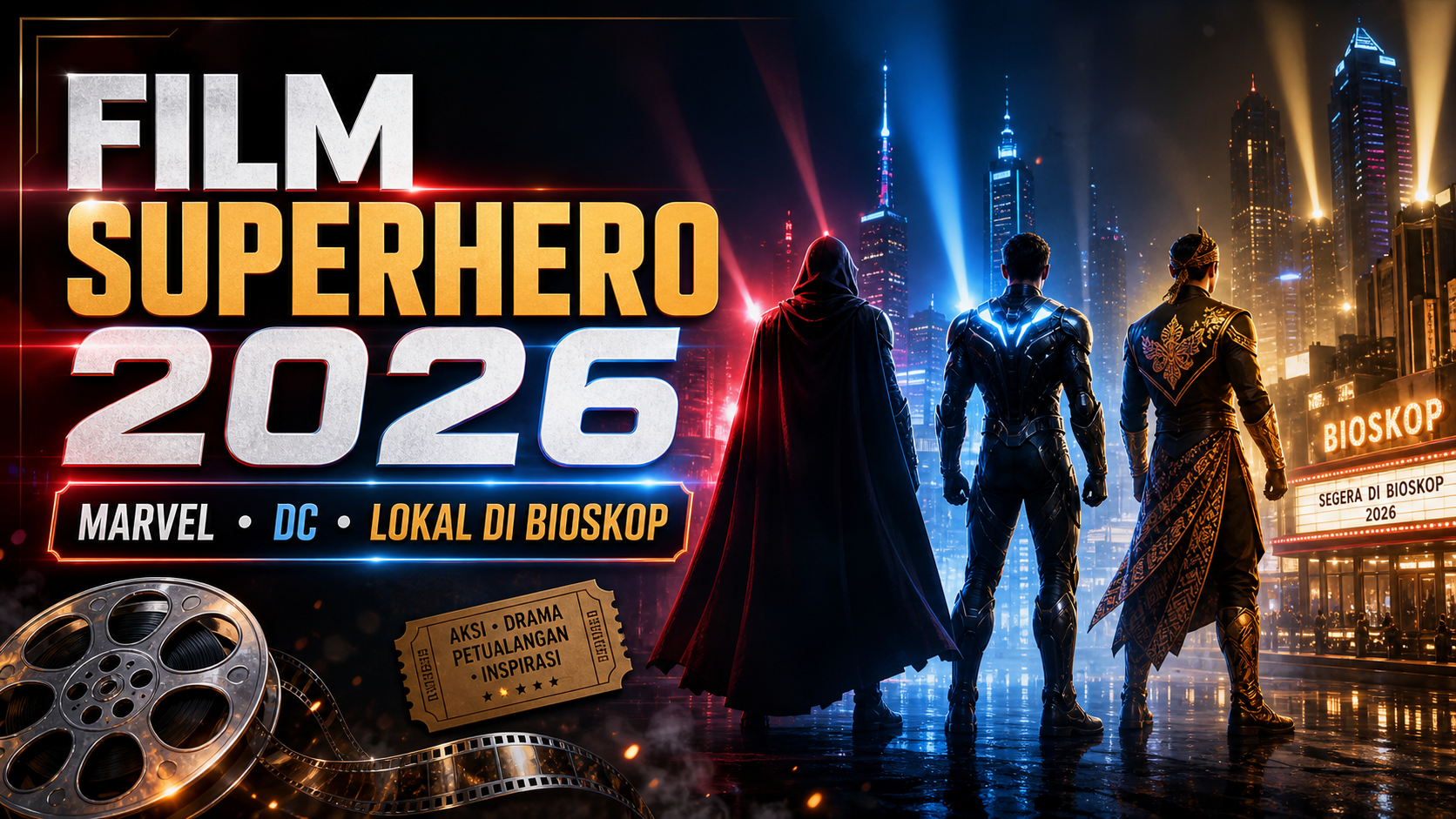 superhero - Film Superhero 2026: Daftar Rilis Marvel, DC, dan Lokal di Bioskop