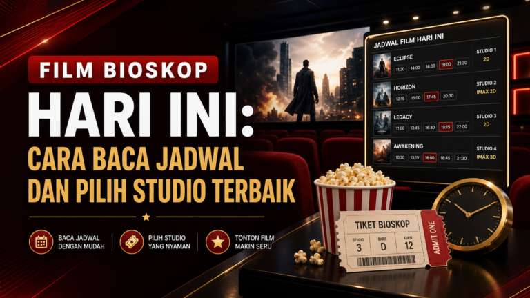 bioskop - Film Bioskop Hari Ini: Cara Baca Jadwal dan Pilih Studio Terbaik