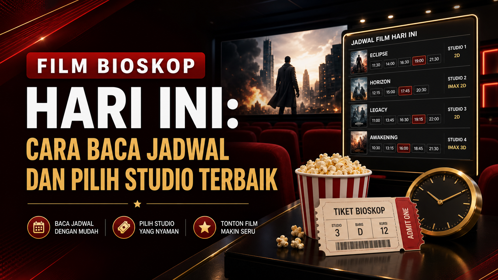 bioskop - Film Bioskop Hari Ini: Cara Baca Jadwal dan Pilih Studio Terbaik
