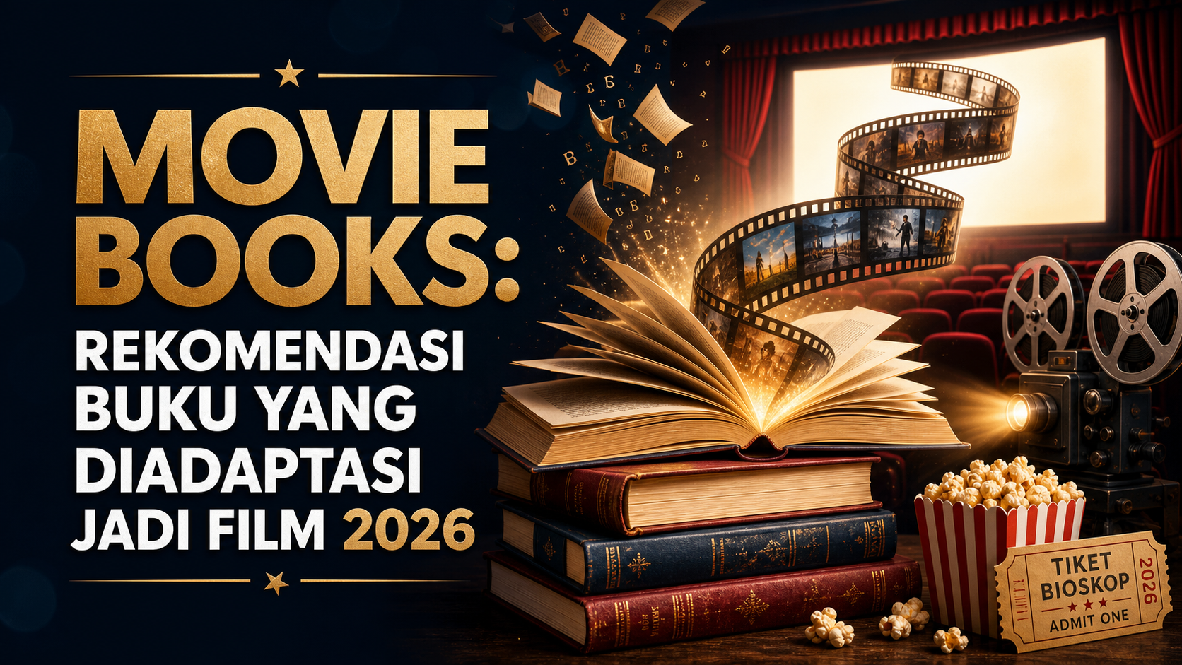 books - Movie Books: Rekomendasi Buku yang Diadaptasi Jadi Film 2026