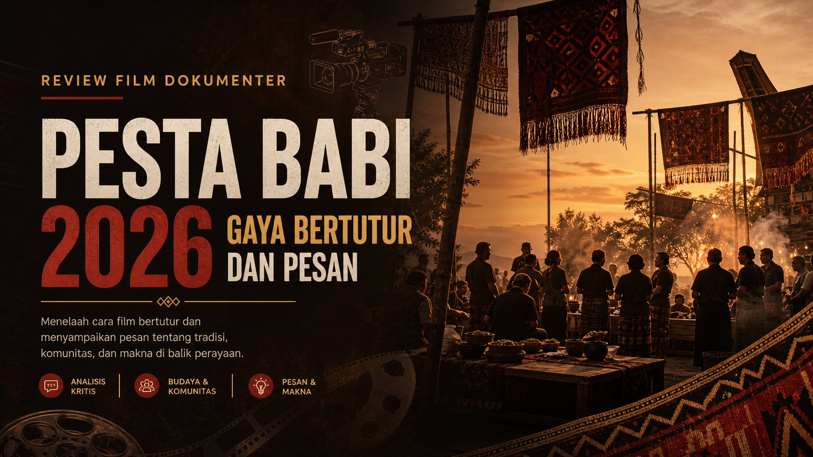 dokumenter - Review Film Dokumenter Pesta Babi 2026: Gaya Bertutur dan Pesan