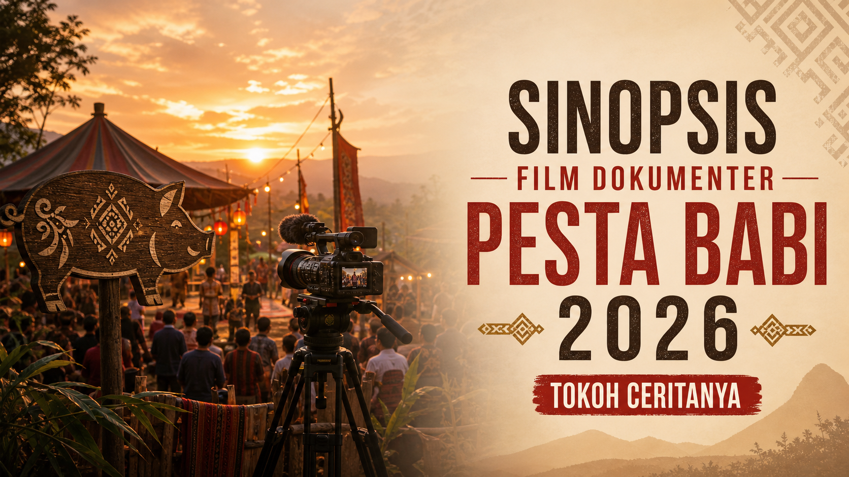 dokumenter - Sinopsis Film Dokumenter Pesta Babi 2026 dan Tokoh Ceritanya