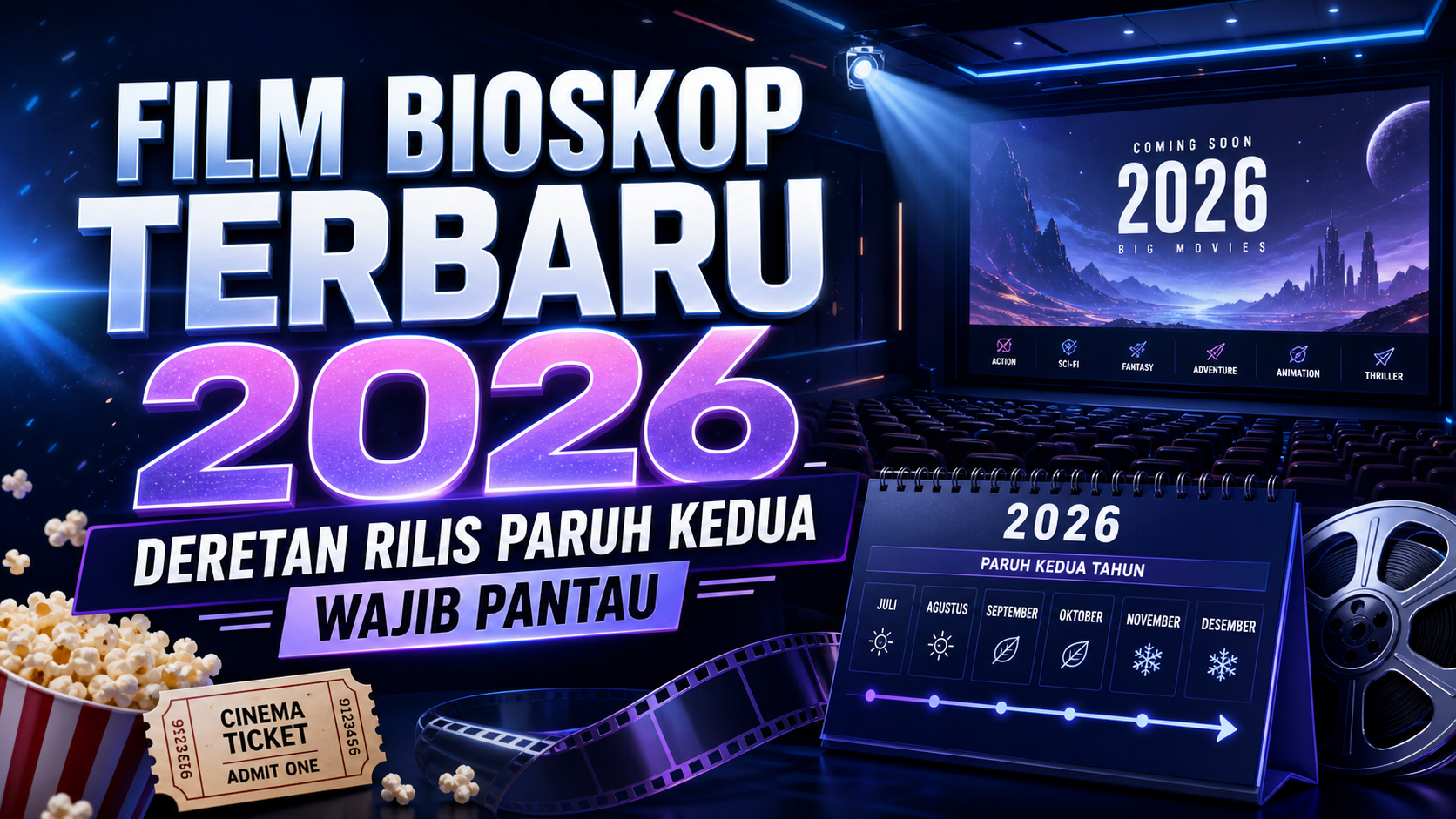 film - Film Bioskop Terbaru 2026: Deretan Rilis Paruh Kedua Wajib Pantau