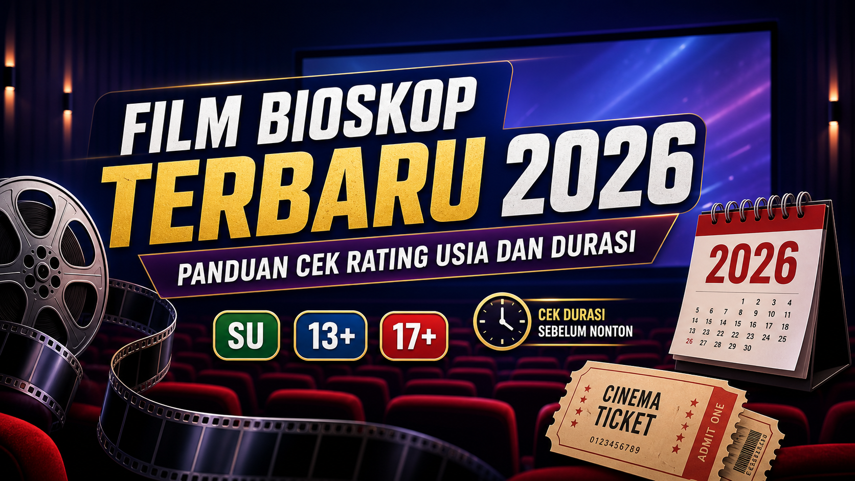 film - Film Bioskop Terbaru 2026: Panduan Cek Rating Usia dan Durasi