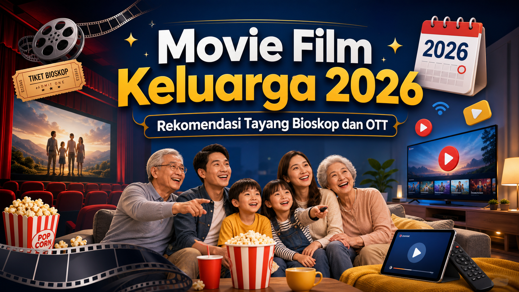 film - Movie Film Keluarga 2026: Rekomendasi Tayang Bioskop dan OTT