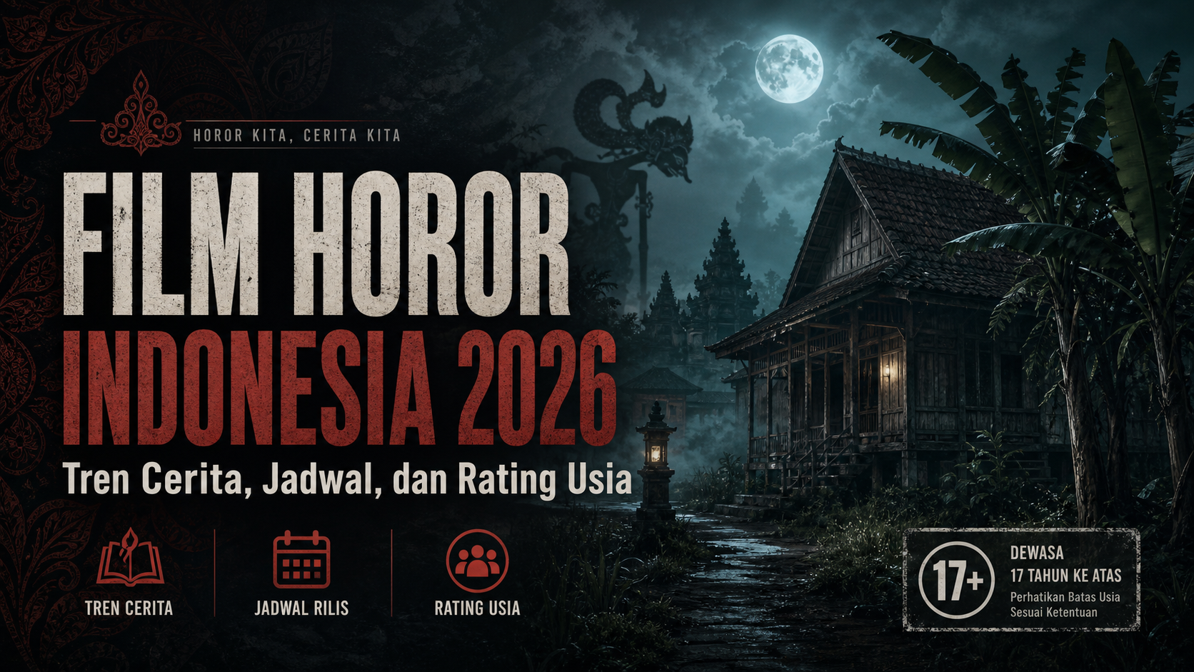 horor - Film Horor Indonesia 2026: Tren Cerita, Jadwal, dan Rating Usia