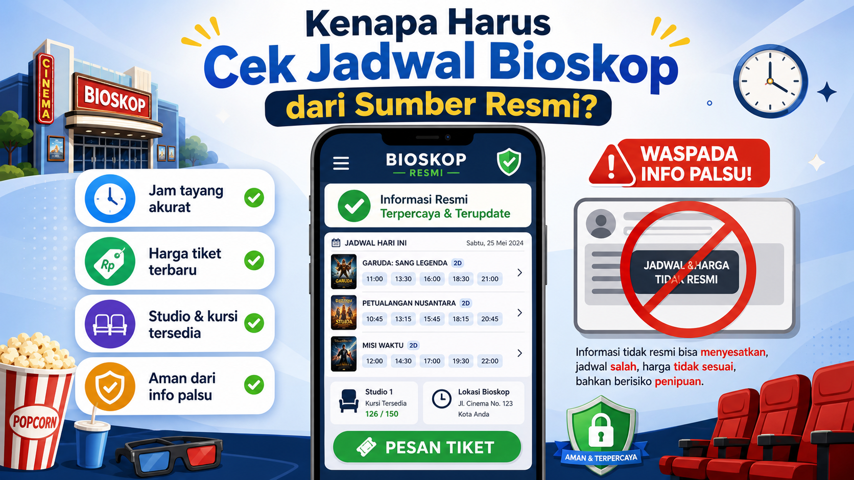 Kenapa Harus Cek Jadwal Bioskop dari Sumber Resmi? - bioskop