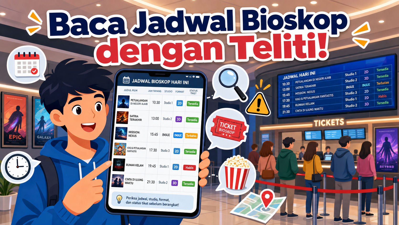Kenapa Jadwal Film Bioskop Hari Ini Perlu Dibaca dengan Teliti? - bioskop