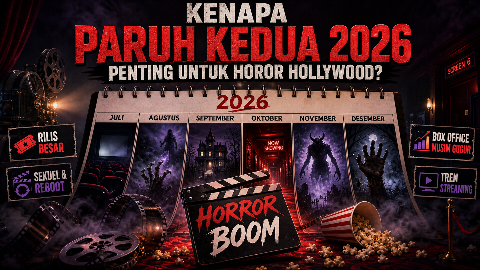 Kenapa Paruh Kedua 2026 Penting untuk Horor Hollywood? - horor