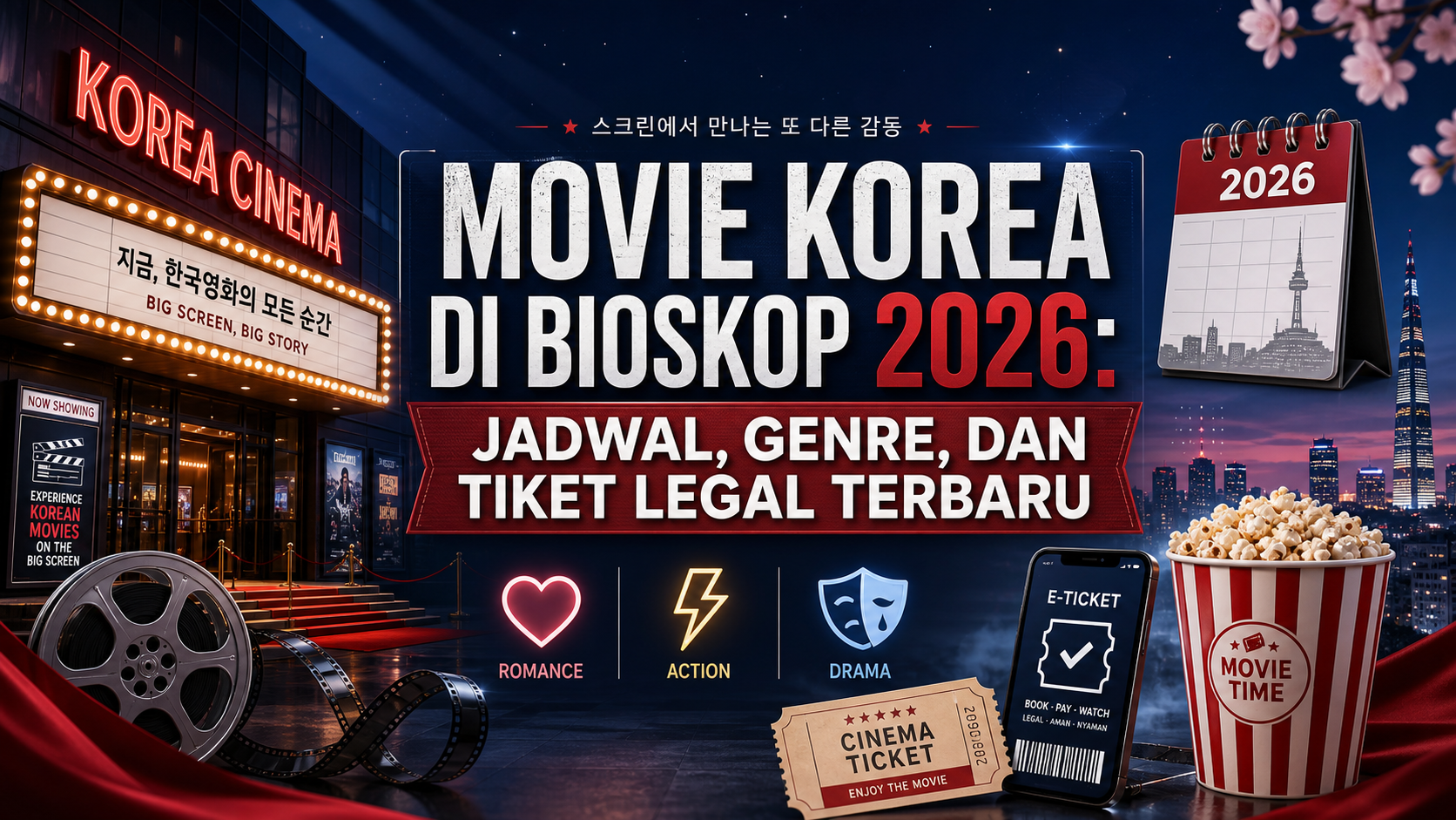 korea - Movie Korea di Bioskop 2026: Jadwal, Genre, dan Tiket Legal Terbaru