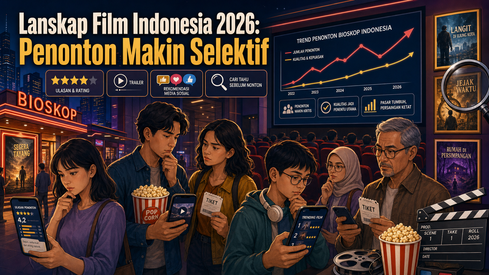 Lanskap Film Indonesia 2026: Penonton Makin Selektif - film