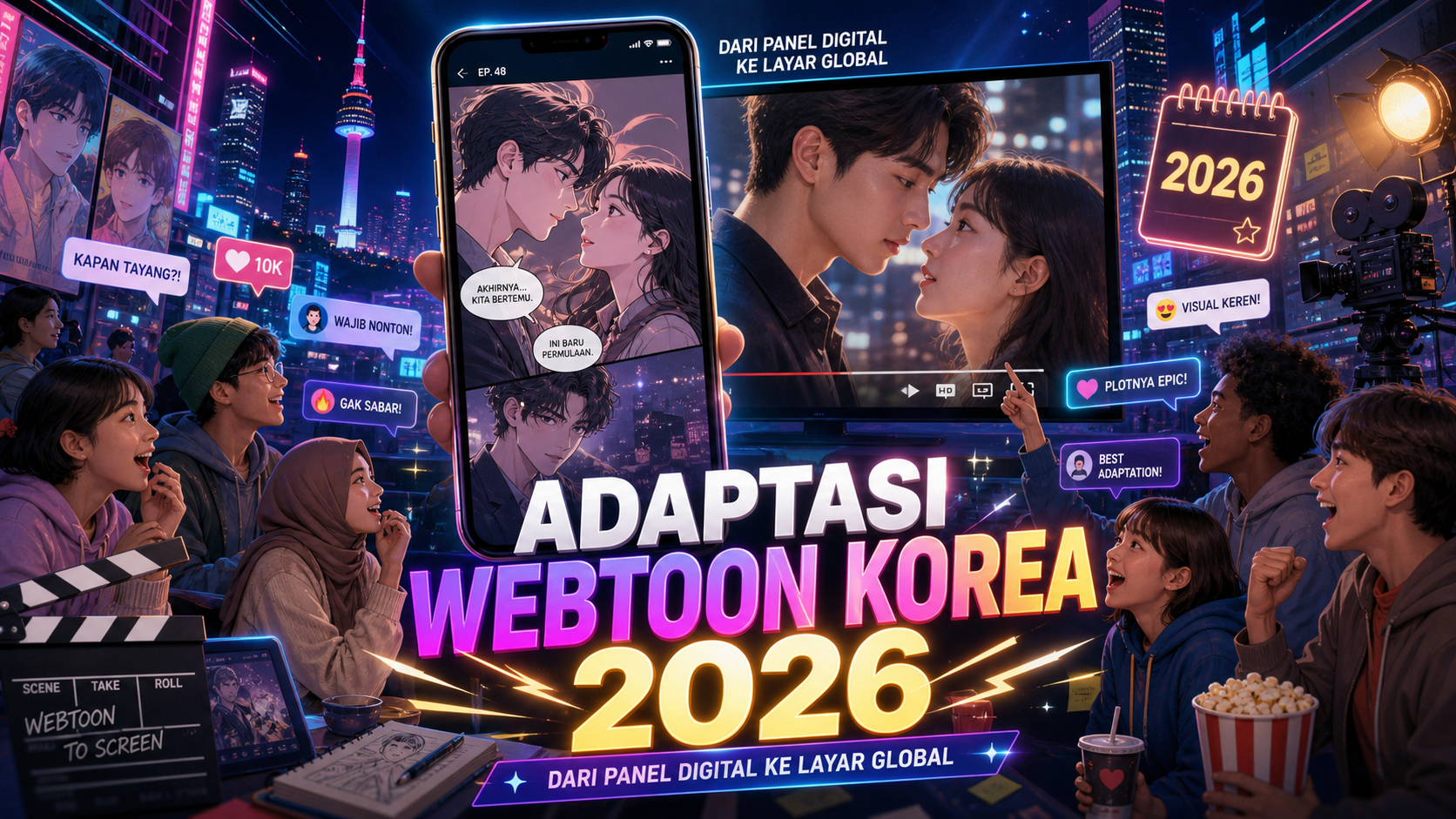 Mengapa Adaptasi Webtoon Korea Makin Dinanti di 2026 - korea