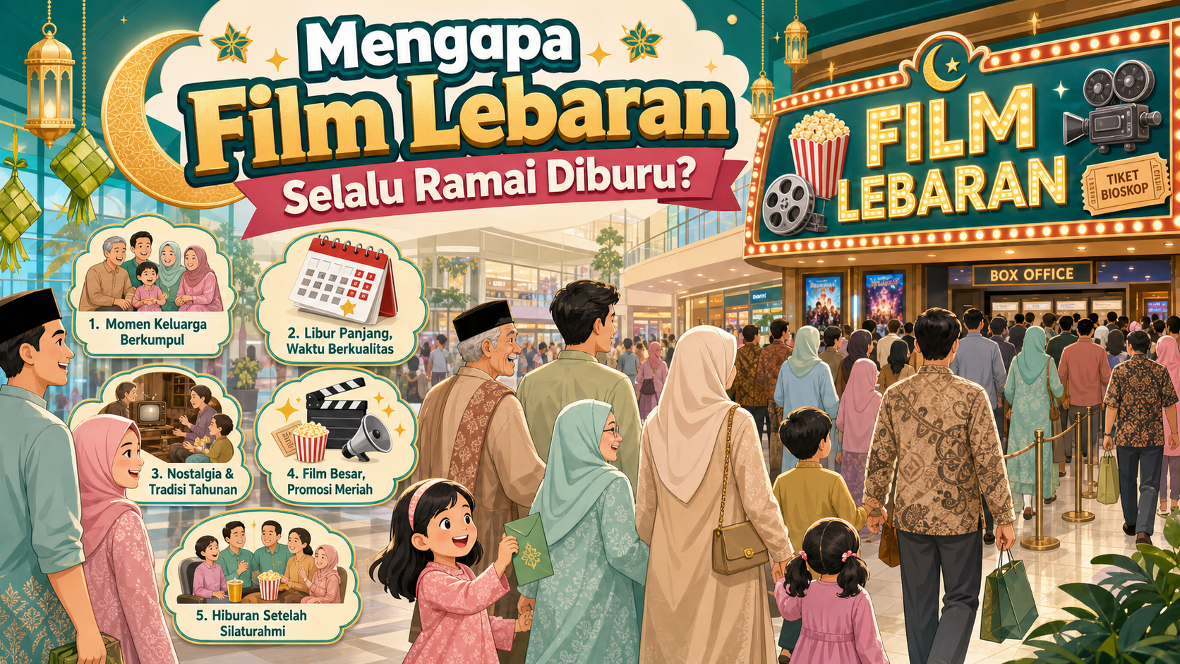 Mengapa Film Lebaran Selalu Ramai Diburu? - film