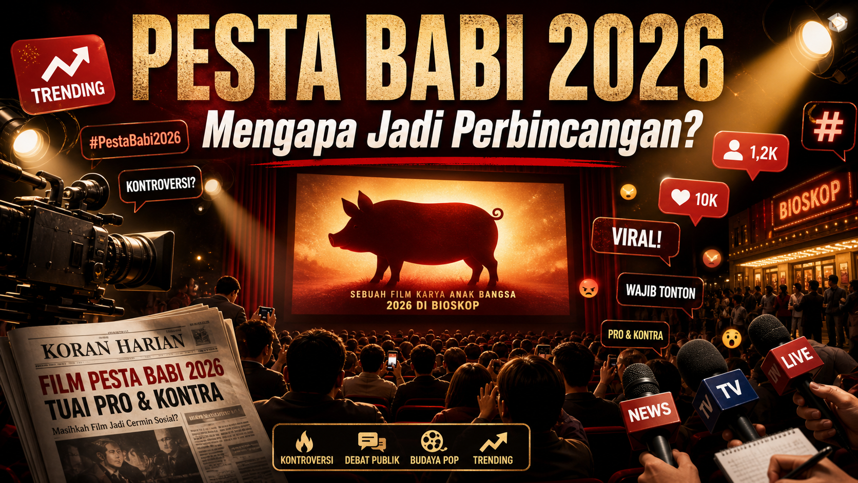 Mengapa Film Pesta Babi 2026 Jadi Perbincangan? - pesta