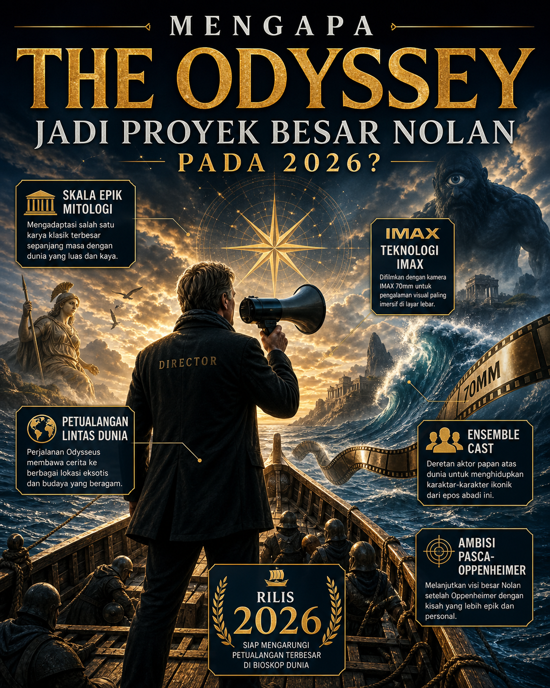 Mengapa The Odyssey Jadi Proyek Besar Nolan pada 2026? - odyssey