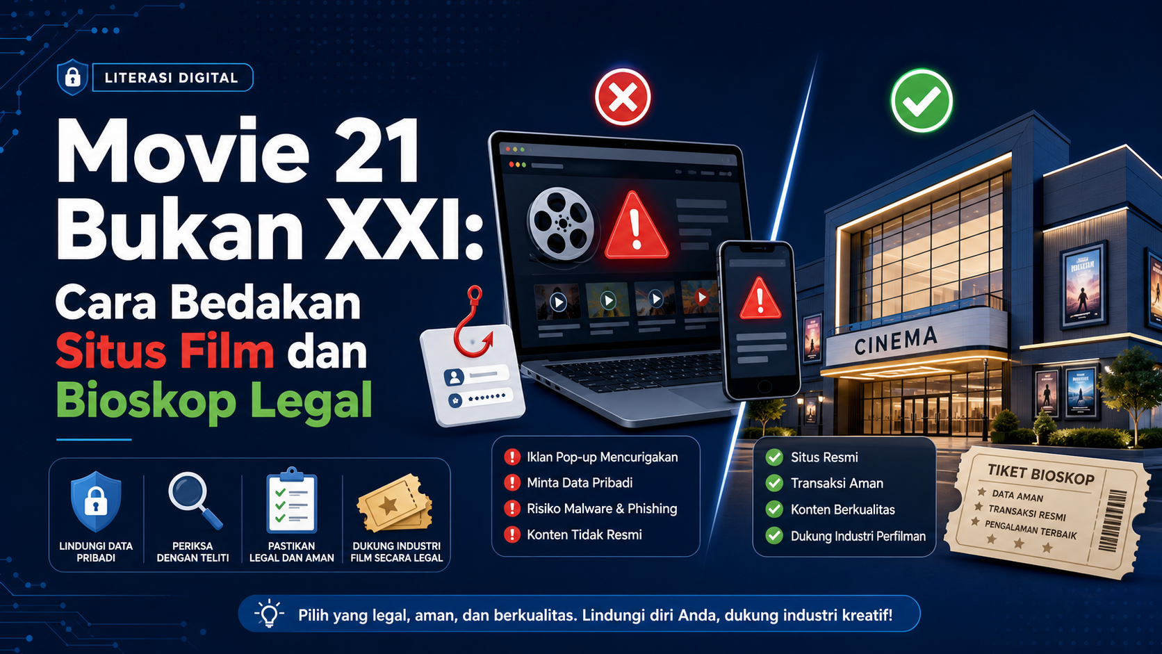 movie - Movie 21 Bukan XXI: Cara Bedakan Situs Film dan Bioskop Legal