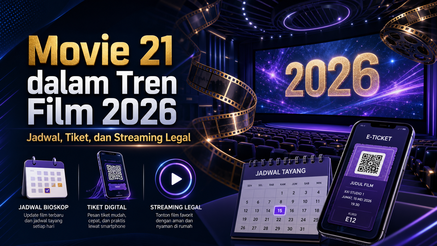 movie - Movie 21 dalam Tren Film 2026: Jadwal, Tiket, dan Streaming Legal