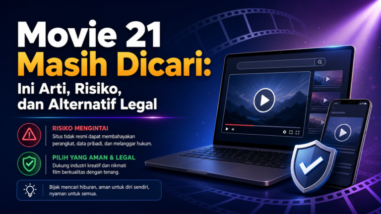 movie - Movie 21 Masih Dicari: Ini Arti, Risiko, dan Alternatif Legal