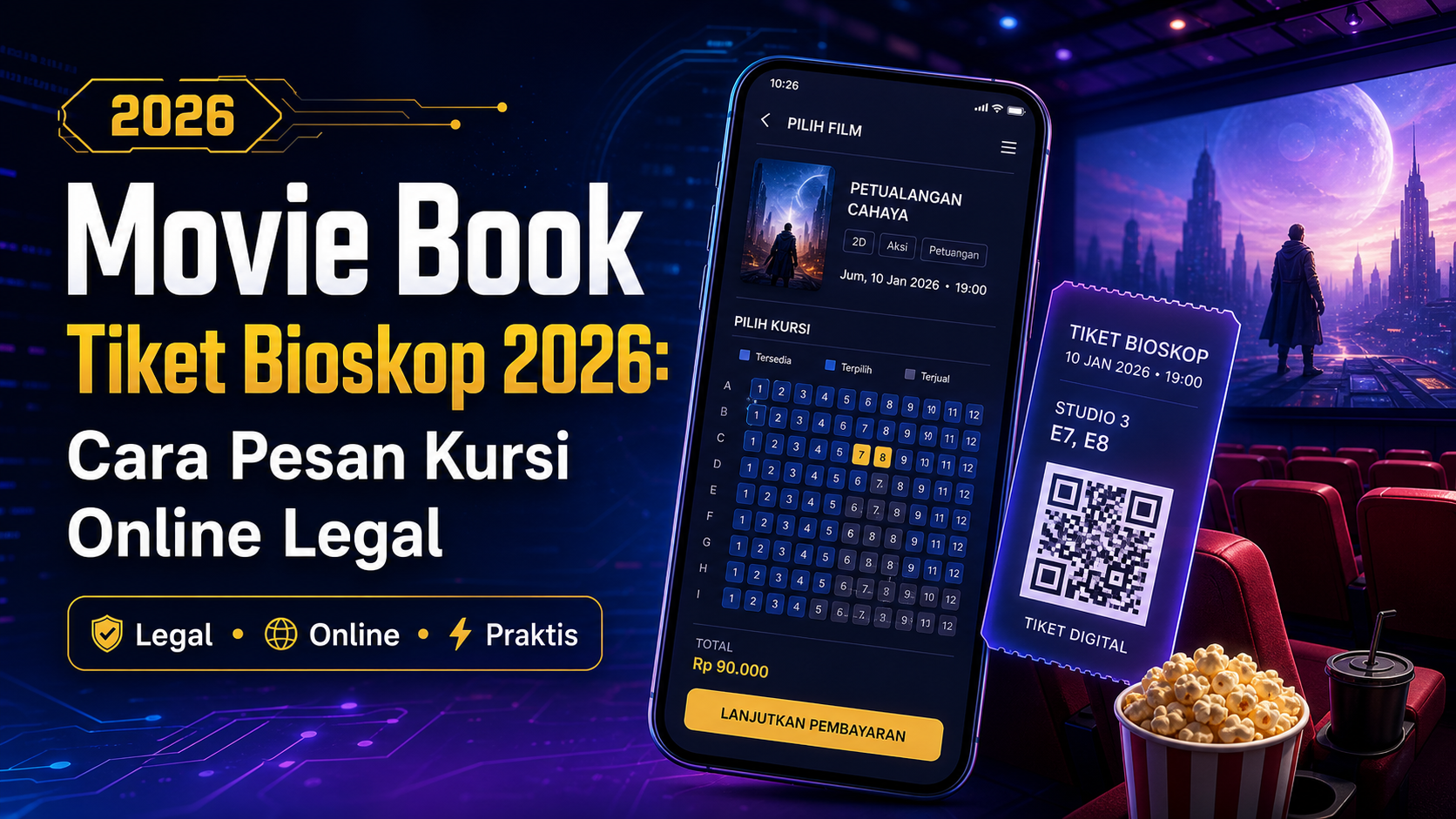 movie - Movie Book Tiket Bioskop 2026: Cara Pesan Kursi Online Legal