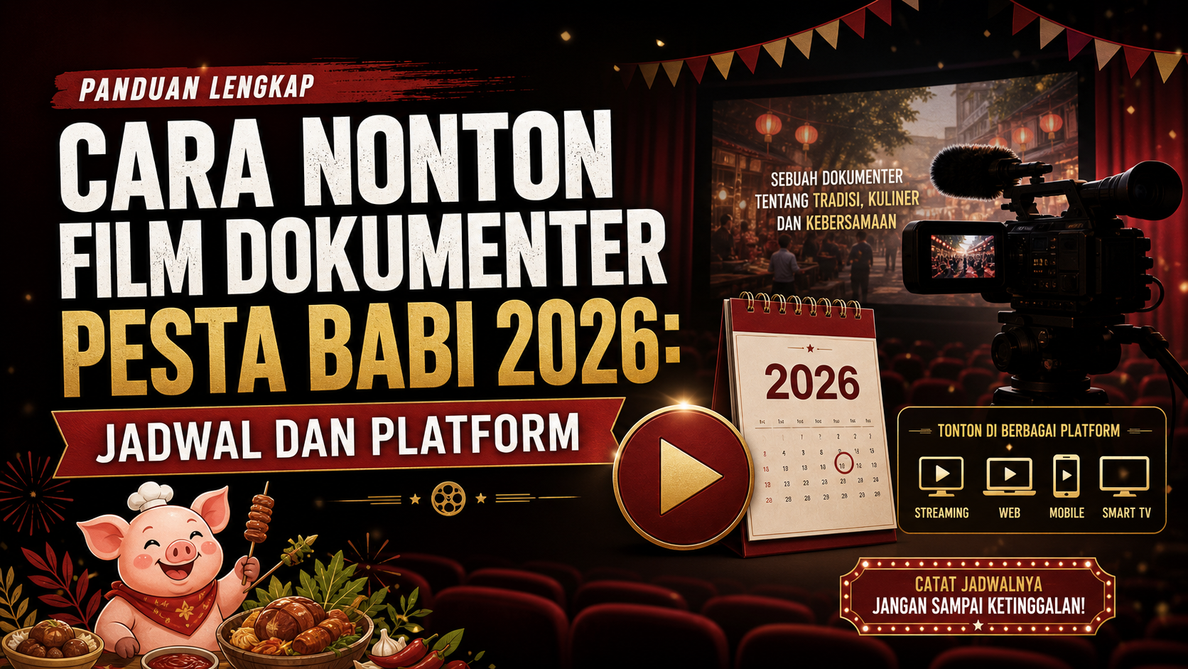 pesta - Cara Nonton Film Dokumenter Pesta Babi 2026: Jadwal dan Platform
