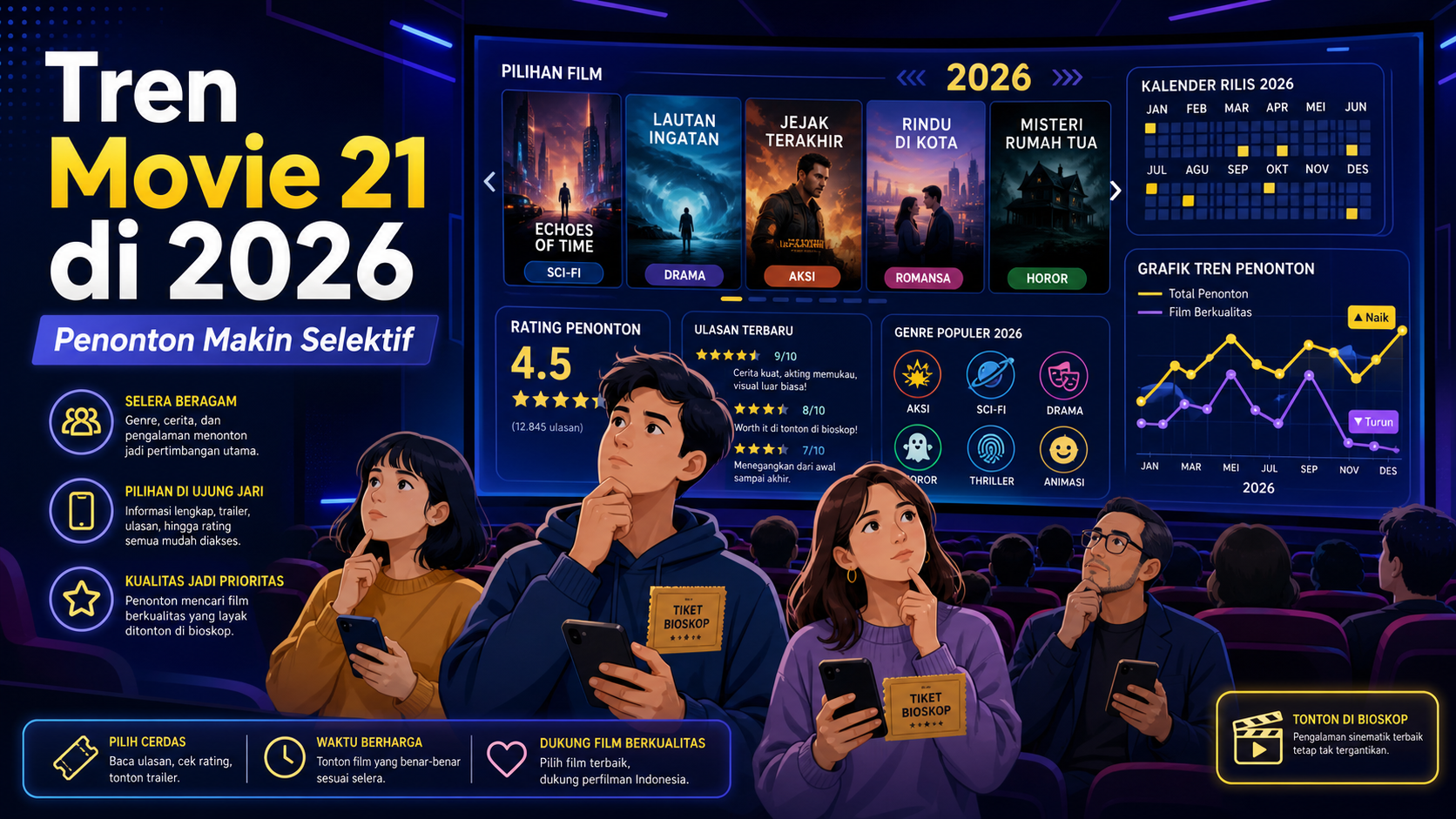 Tren Movie 21 di 2026: Penonton Makin Selektif - movie