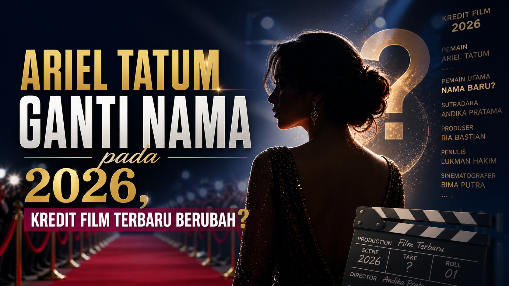 ariel - Ariel Tatum Ganti Nama pada 2026, Kredit Film Terbaru Berubah?