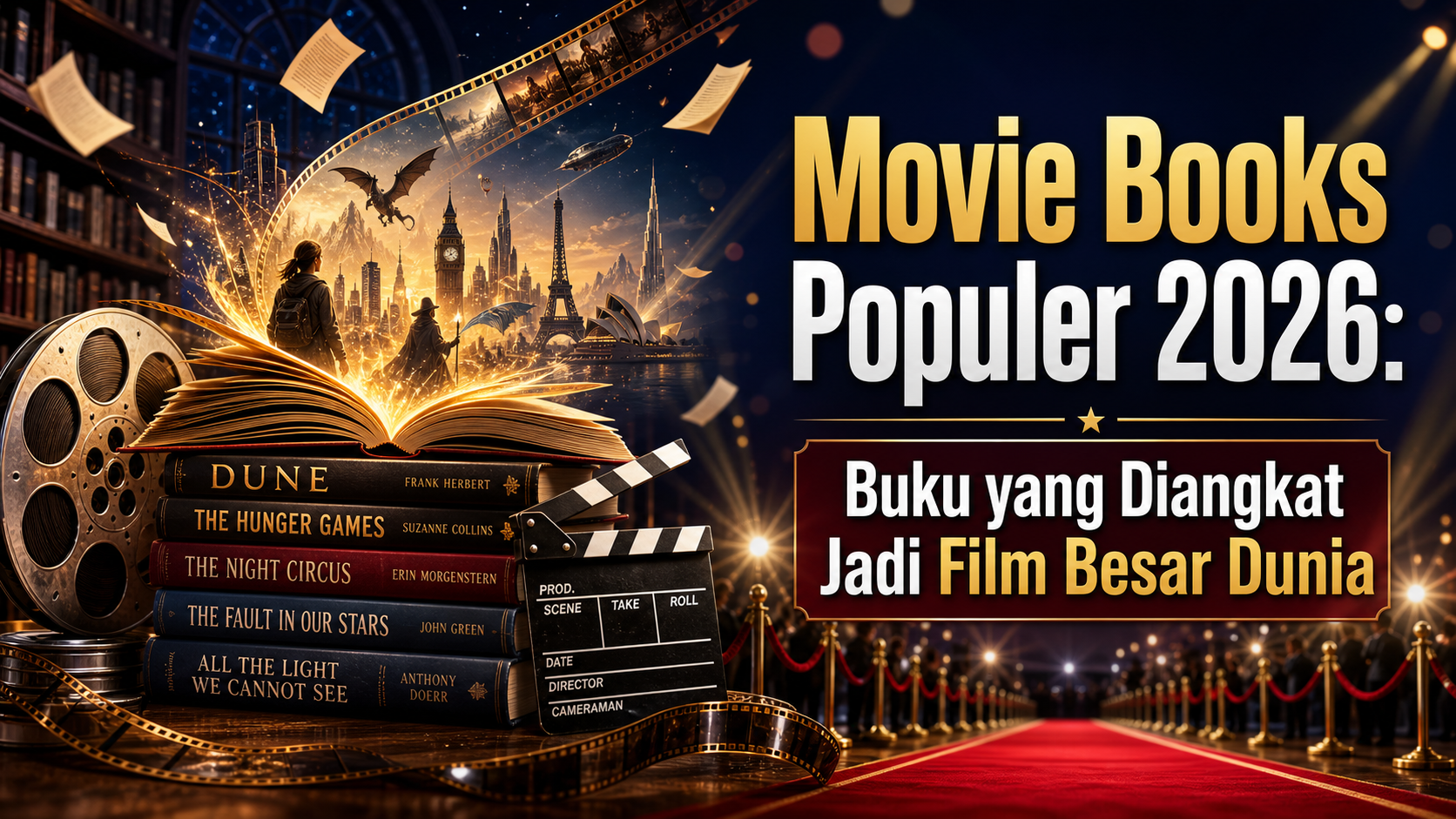 books - Movie Books Populer 2026: Buku yang Diangkat Jadi Film Besar Dunia