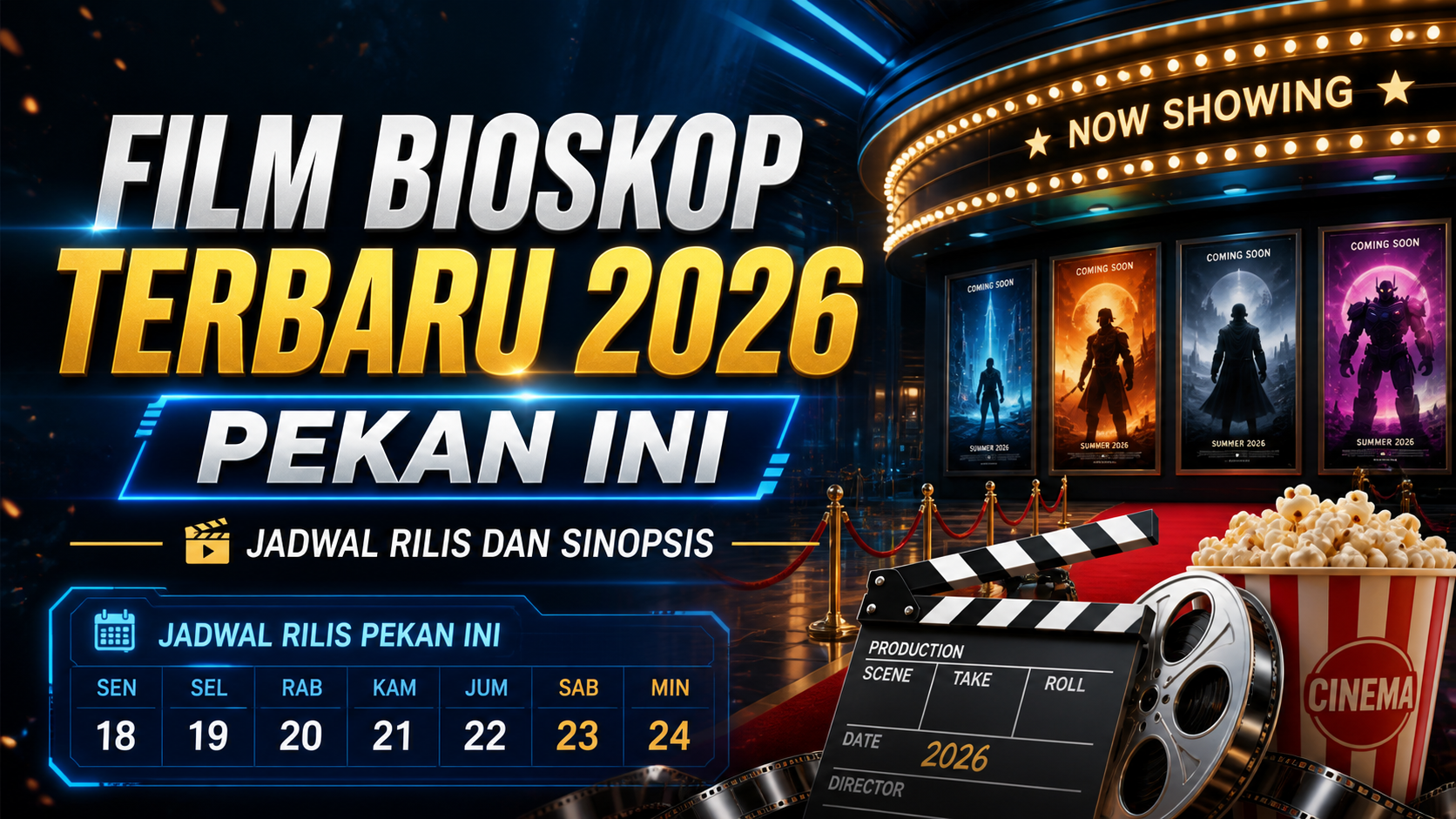 film - Film Bioskop Terbaru 2026 Pekan Ini: Jadwal Rilis dan Sinopsis