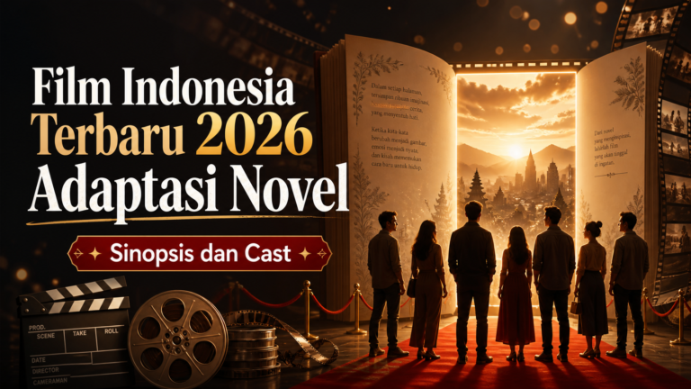 film - Film Indonesia Terbaru 2026 Adaptasi Novel: Sinopsis dan Cast