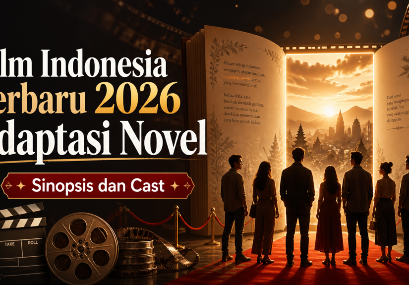 film - Film Indonesia Terbaru 2026 Adaptasi Novel: Sinopsis dan Cast