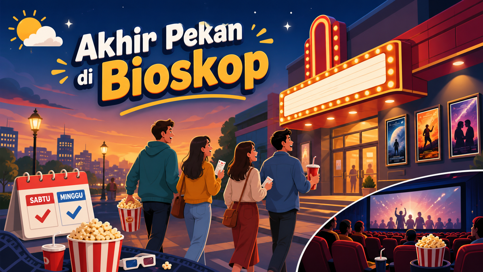 Kenapa Akhir Pekan Ini Cocok untuk Nonton Bioskop? - movie