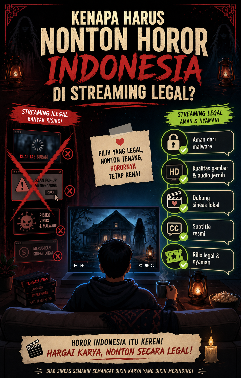 Kenapa Harus Nonton Horor Indonesia di Streaming Legal? - horor
