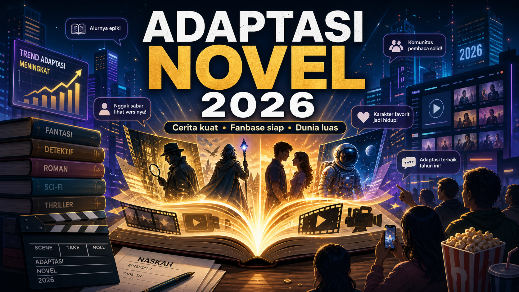 Mengapa Adaptasi Novel Masih Kuat di 2026? - film
