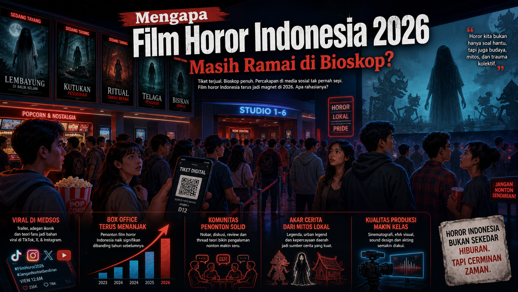 Mengapa Film Horor Indonesia 2026 Masih Ramai di Bioskop? - horor