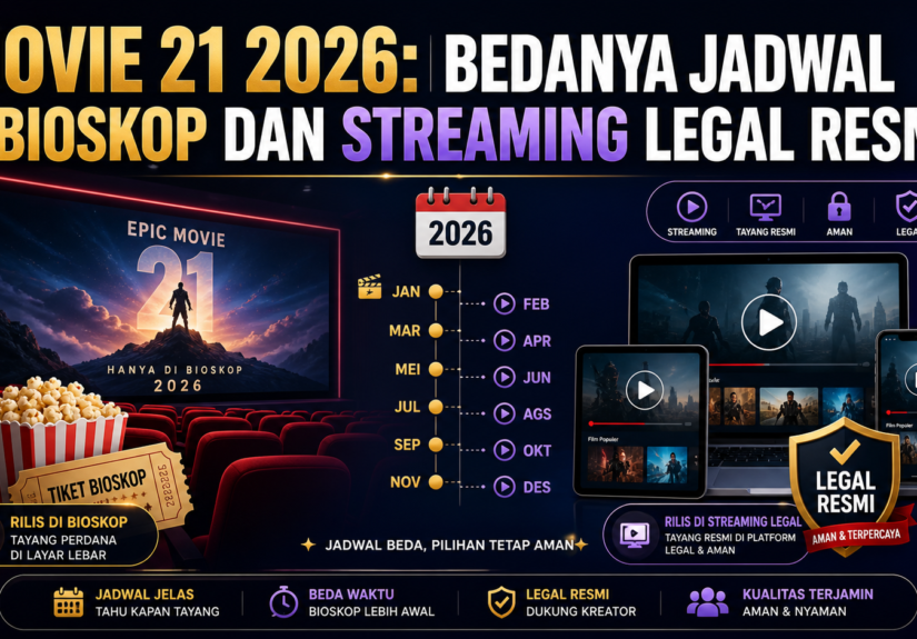 movie - Movie 21 2026: Bedanya Jadwal Bioskop dan Streaming Legal Resmi
