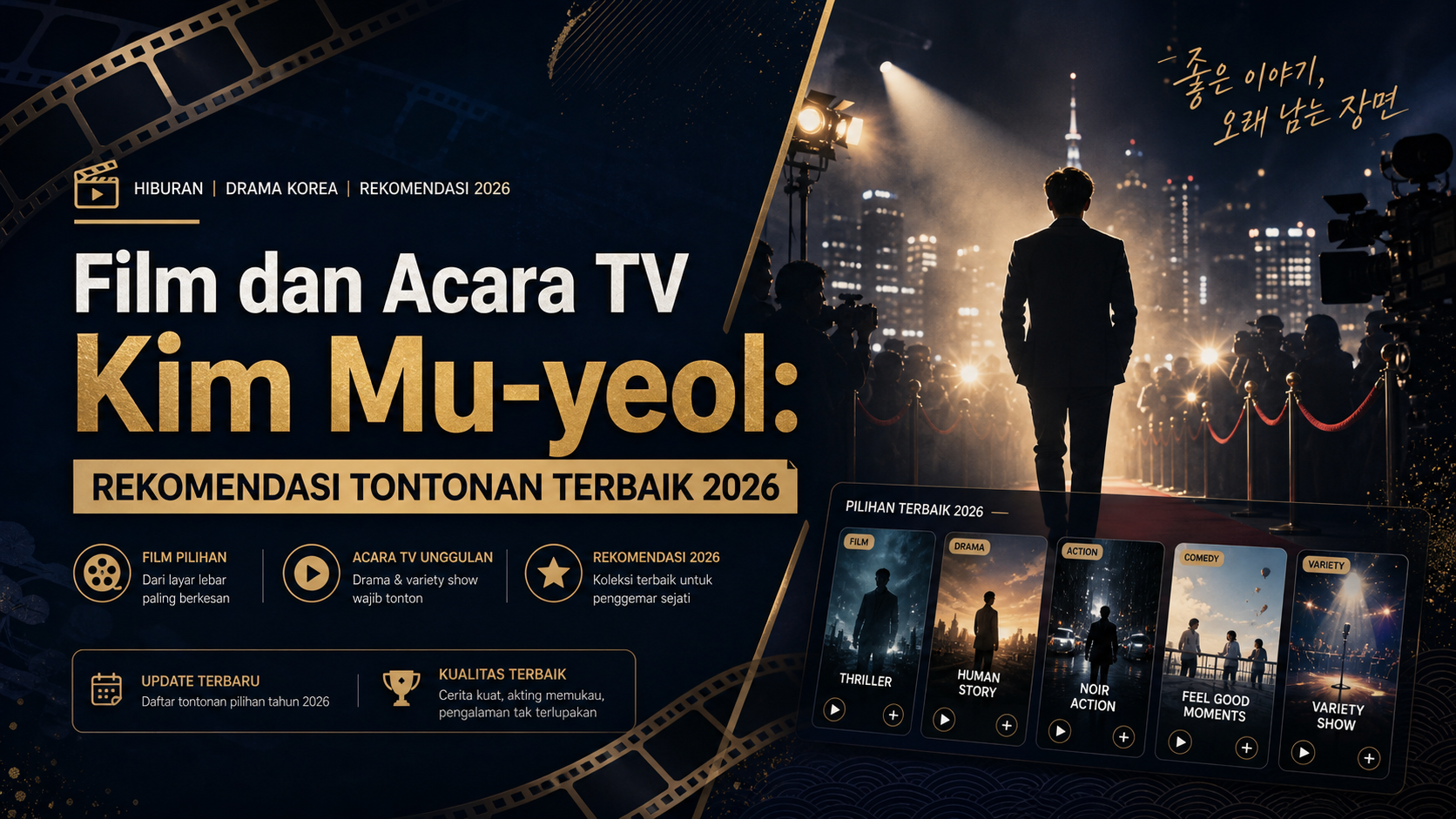 muyeol - Film dan Acara TV Kim Mu-yeol: Rekomendasi Tontonan Terbaik 2026