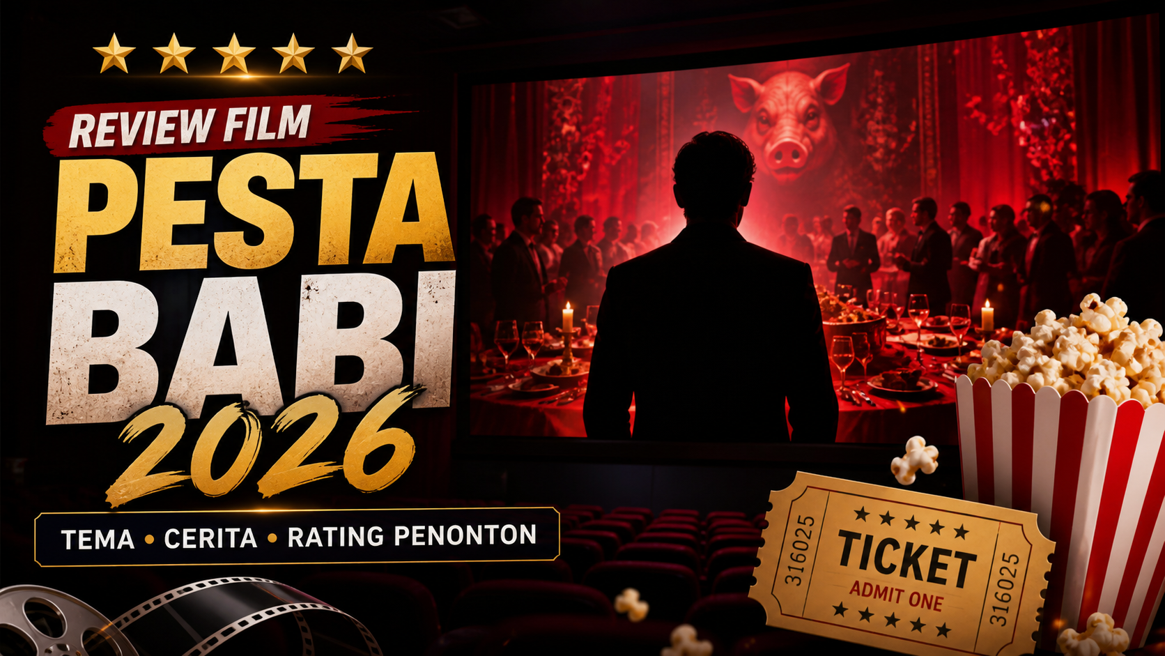 pestababi - Review Film Pesta Babi 2026: Tema, Cerita, dan Rating Penonton